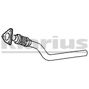 KLARIUS rn889v - Труба выхлопного газа