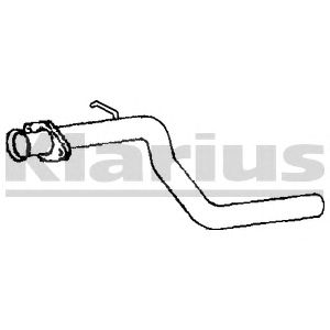 KLARIUS rn896j -  Труба выхлопного газа