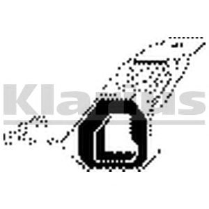 KLARIUS rnr34 -  Кронштейн, система выпуска ОГ
