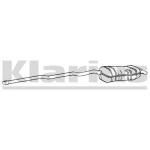 KLARIUS rr345l -  Глушитель выхлопных газов конечный