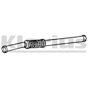 KLARIUS sb86v - Труба выхлопного газа