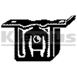 KLARIUS var33 -  Кронштейн, глушитель