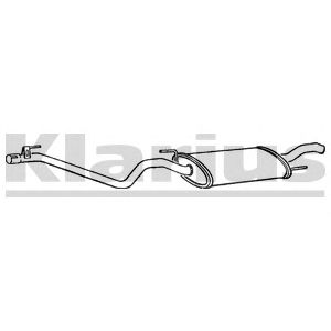 KLARIUS vw250t -  Глушитель выхлопных газов конечный