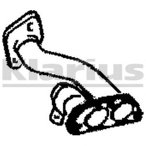 KLARIUS vw279b -  Труба выхлопного газа