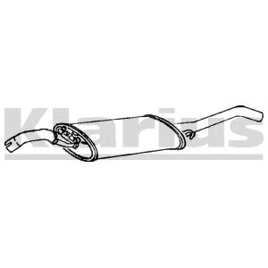 KLARIUS vw632g -  Глушитель выхлопных газов конечный