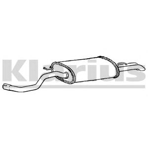 KLARIUS vw639w -  Глушитель выхлопных газов конечный