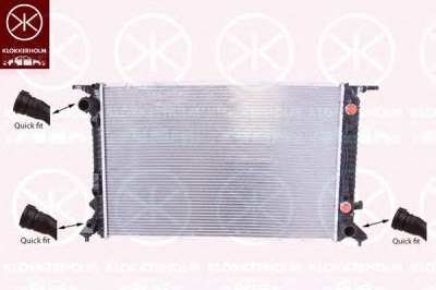 KLOKKERHOLM 0029302291 -  Радиатор, охлаждение двигателя