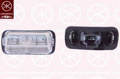 KLOKKERHOLM 05510850 -  Фонарь освещения номерного знака