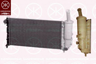 KLOKKERHOLM 2023302275 -  Радиатор, охлаждение двигателя