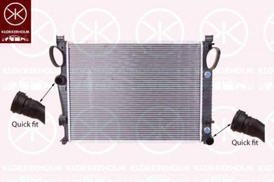 KLOKKERHOLM 3517302311 -  Радиатор, охлаждение двигателя