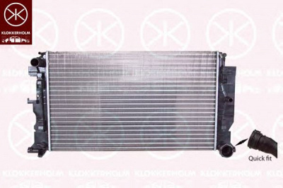 KLOKKERHOLM 3547302402 -  Радиатор, охлаждение двигателя