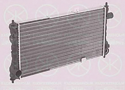 KLOKKERHOLM 5048302050 -  Радиатор, охлаждение двигателя