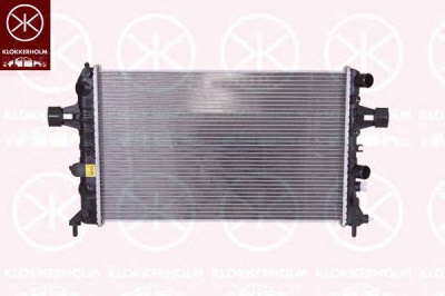 KLOKKERHOLM 5051302444 -  Радиатор, охлаждение двигателя