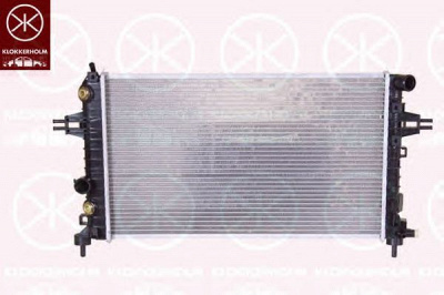 KLOKKERHOLM 5052302362 -  Радиатор, охлаждение двигателя