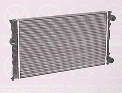 KLOKKERHOLM 9522302099 -  Радиатор, охлаждение двигателя