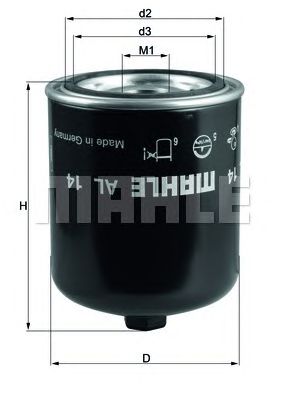 KNECHT al14d -  Патрон осушителя воздуха, пневматическая система