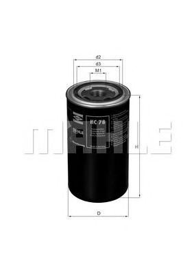 KNECHT hc78 -  Гидрофильтр, автоматическая коробка передач| Фильтр, Гидравлическая система привода рабочего оборудования
