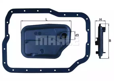 KNECHT hx149d -  Гидрофильтр, автоматическая коробка передач
