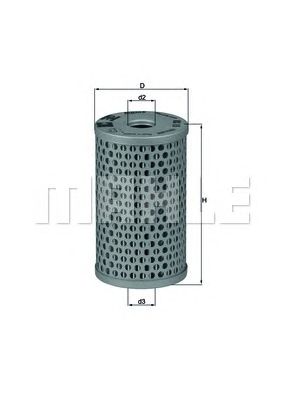 KNECHT hx15 -  Гидрофильтр, рулевое управление