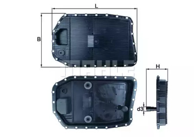 KNECHT hx154 -  Гидрофильтр, автоматическая коробка передач