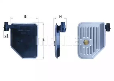 KNECHT hx156 -  Гидрофильтр, автоматическая коробка передач