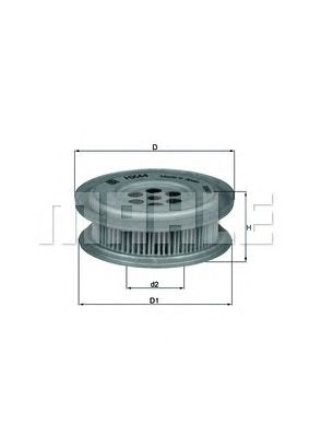 KNECHT hx44 -  Гидрофильтр, рулевое управление