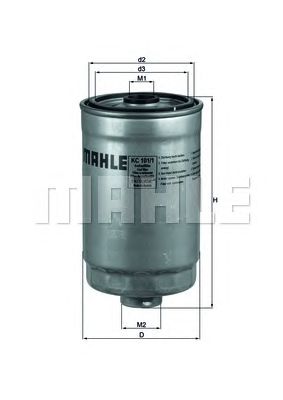 KNECHT kc1011 -  Топливный фильтр
