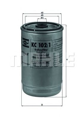 KNECHT kc1021 -  Топливный фильтр