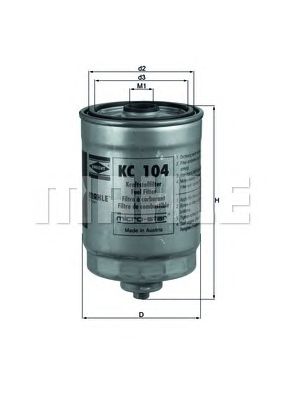 KNECHT kc104 -  Топливный фильтр