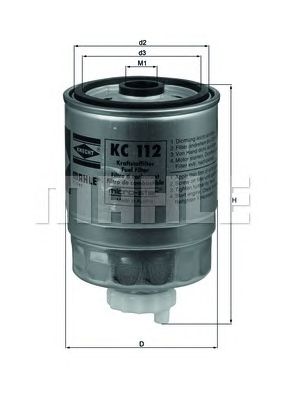 KNECHT kc112 -  Топливный фильтр