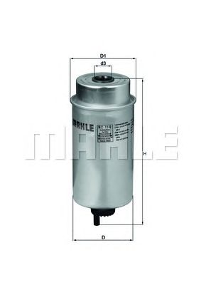 KNECHT kc116 -  Топливный фильтр