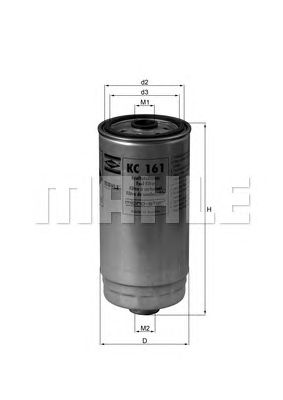 KNECHT kc161 -  Топливный фильтр