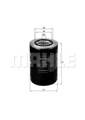 KNECHT kc171 -  Топливный фильтр