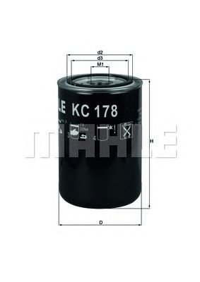 KNECHT kc178 -  Топливный фильтр