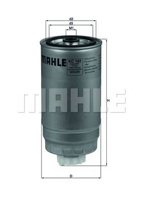 KNECHT kc182 -  Топливный фильтр