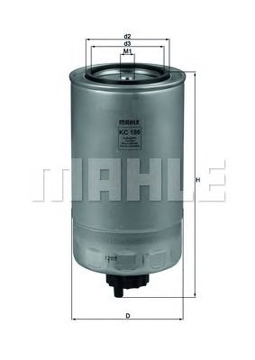 KNECHT kc186 -  Топливный фильтр