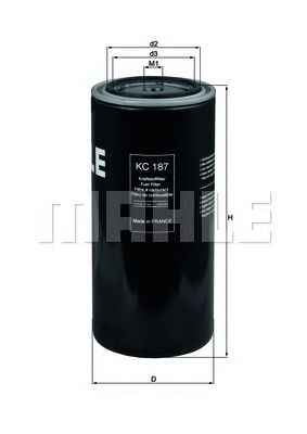 KNECHT kc187 -  Топливный фильтр