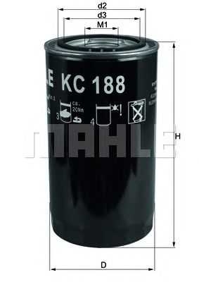 KNECHT kc188 -  Топливный фильтр