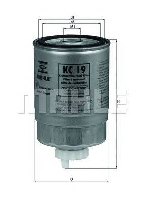 KNECHT kc19 -  Топливный фильтр