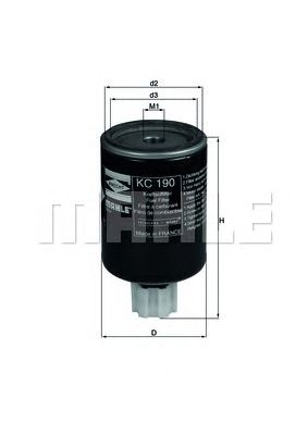 KNECHT kc190 -  Топливный фильтр