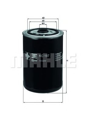 KNECHT kc197 -  Топливный фильтр