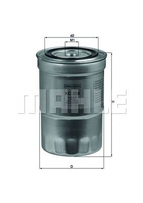 KNECHT kc208 -  Топливный фильтр