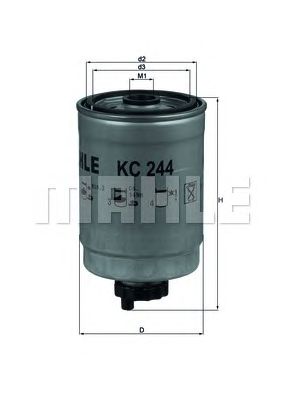 KNECHT kc244 -  Топливный фильтр