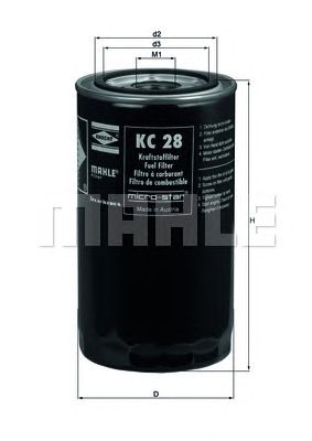 KNECHT kc28 -  Топливный фильтр