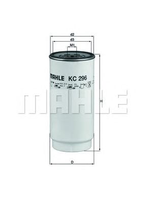 KNECHT kc296d -  Топливный фильтр