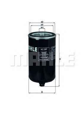 KNECHT kc297 -  Топливный фильтр