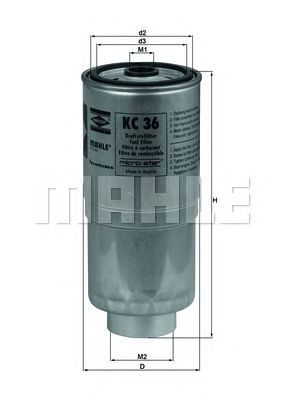 KNECHT kc36 -  Топливный фильтр