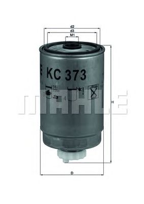 KNECHT kc373 -  Топливный фильтр