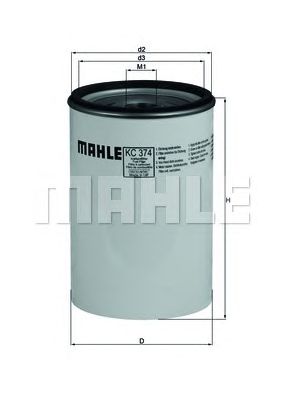 KNECHT kc374d -  Топливный фильтр