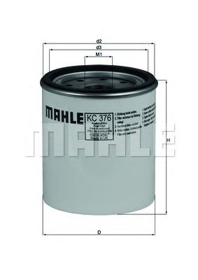 KNECHT kc376d -  Топливный фильтр